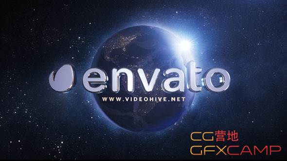 Ae模板 d史诗宇宙地球环球影业文字展示videohive Epic Earth Logo 龋齿一号gfxcamp