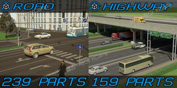 D Turbosquid Road Highway Packs Gfxcamp