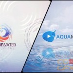 ae模板-水面公司企业logo涟漪波纹创意展示 clean logo v03 water