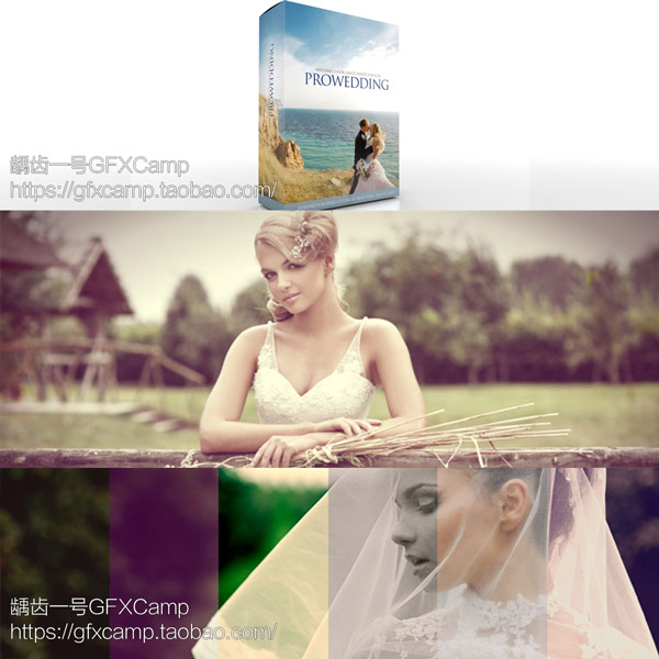 FCPX插件 50组复古褪色时尚婚礼视频调色预设 PROWEDDING 龋齿一号GFXCamp