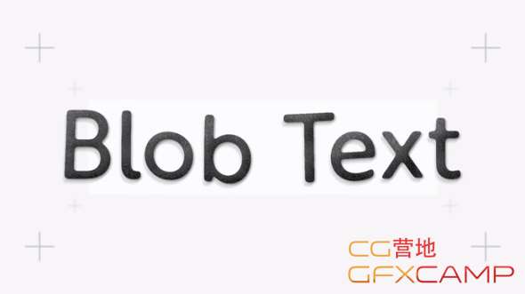 图形变形文字mg动画ae教程 含工程 After Effects Make A Blob Turn Into Text Tutorial 龋齿一号gfxcamp