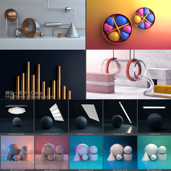 Gumroad – Arnold Light Suite C4D V1.0