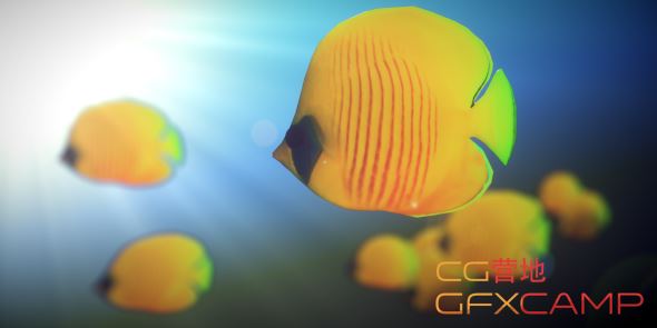 Blender鱼群生成模拟插件 Fish Generator | Blender插件管理大师